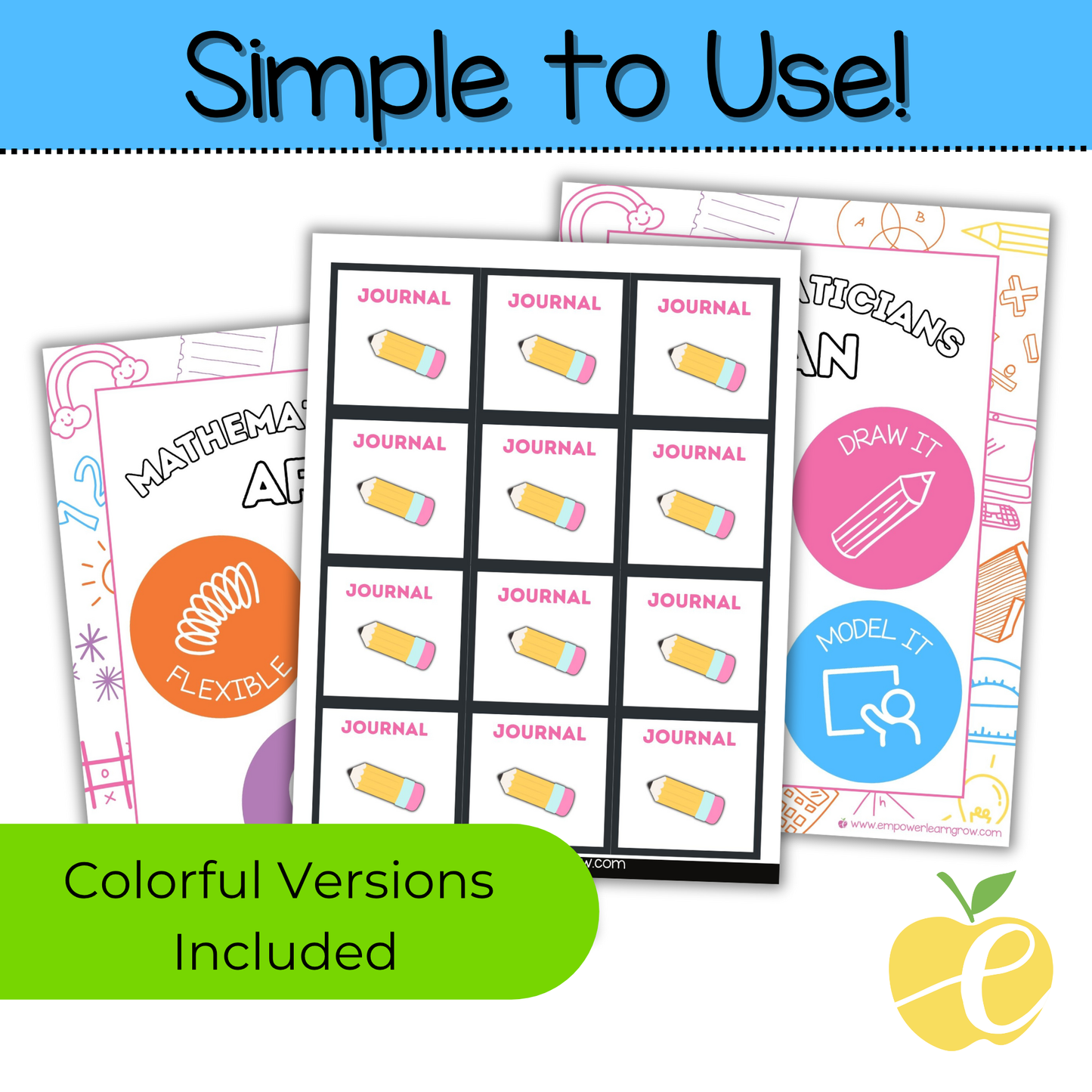 Upper Elementary Student Math Notebooks | Aligned to Math Expressions Curriculum