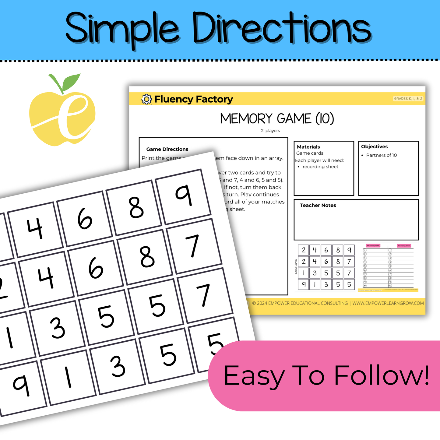 Addition Fluency within 10 Games | Math Game Bundle for 1st & 2nd Grade