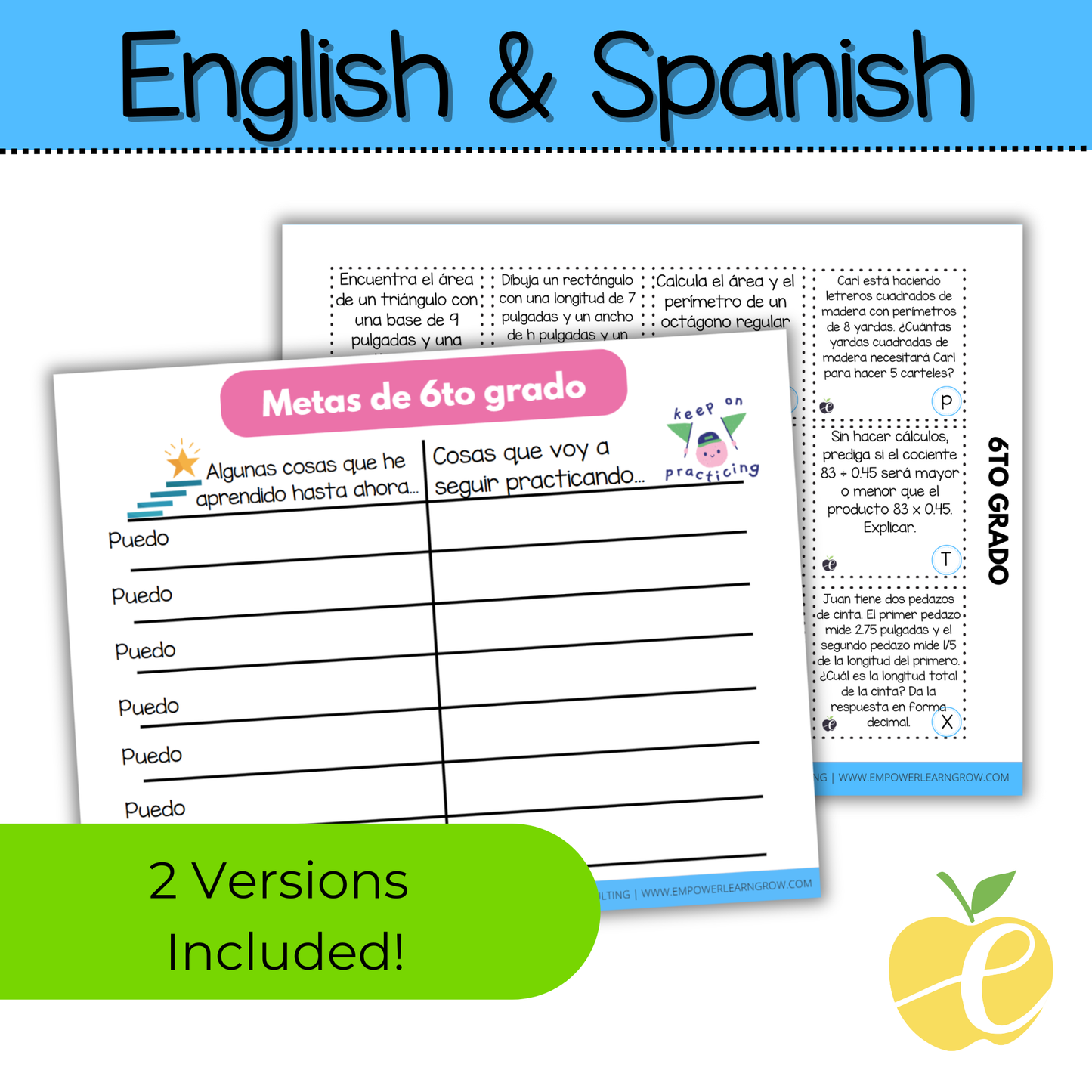 6th Grade Math Review Game! Winter Math Review Game & End-of-Year Practice