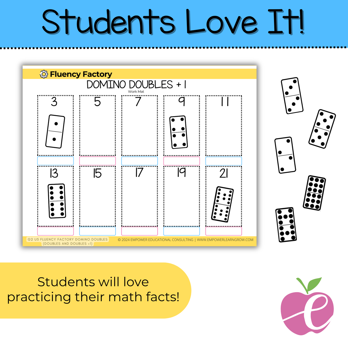 Doubles Facts & Doubles +1 Facts Games for 1st & 2nd Grade
