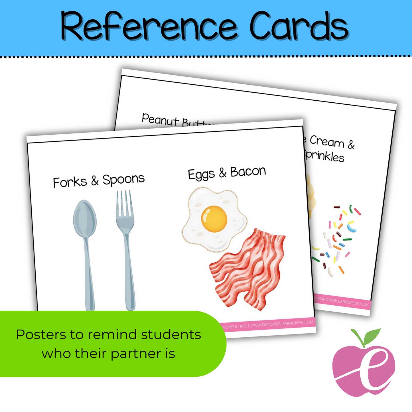 Partner Math Talks Bulletin Board - Starters & Responders Sentence Stems