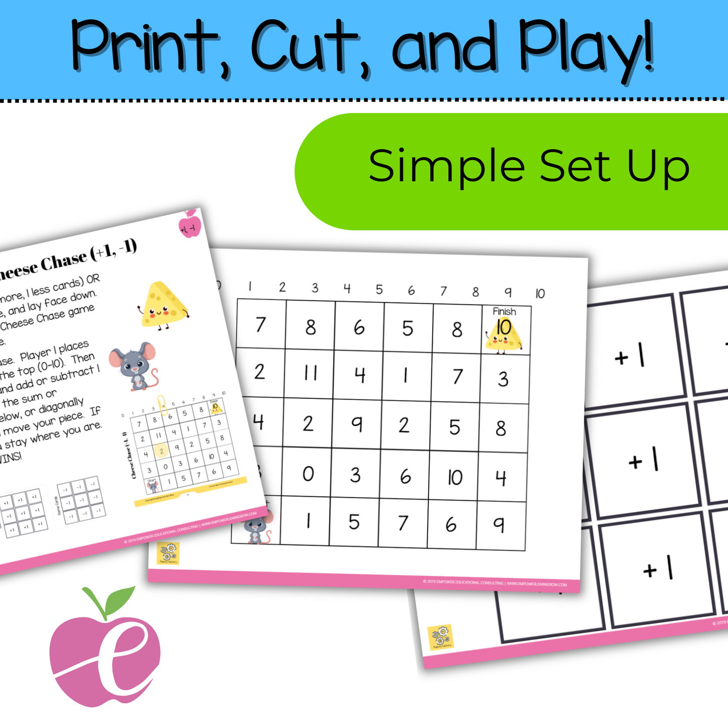 Fluency Factory Games: Addition and Subtraction Math Games for K-3 Students