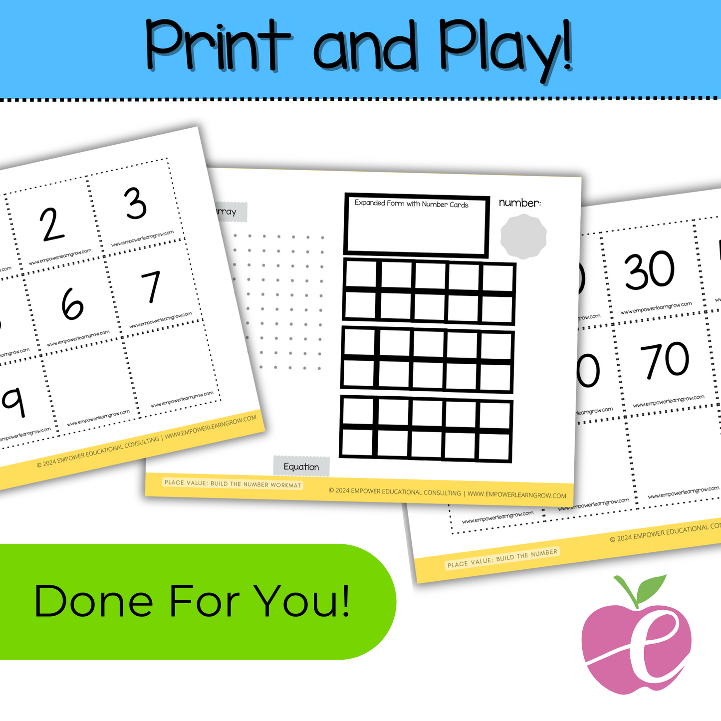 Build a Number: Place Value Games and Activities | Math Expressions Aligned Task