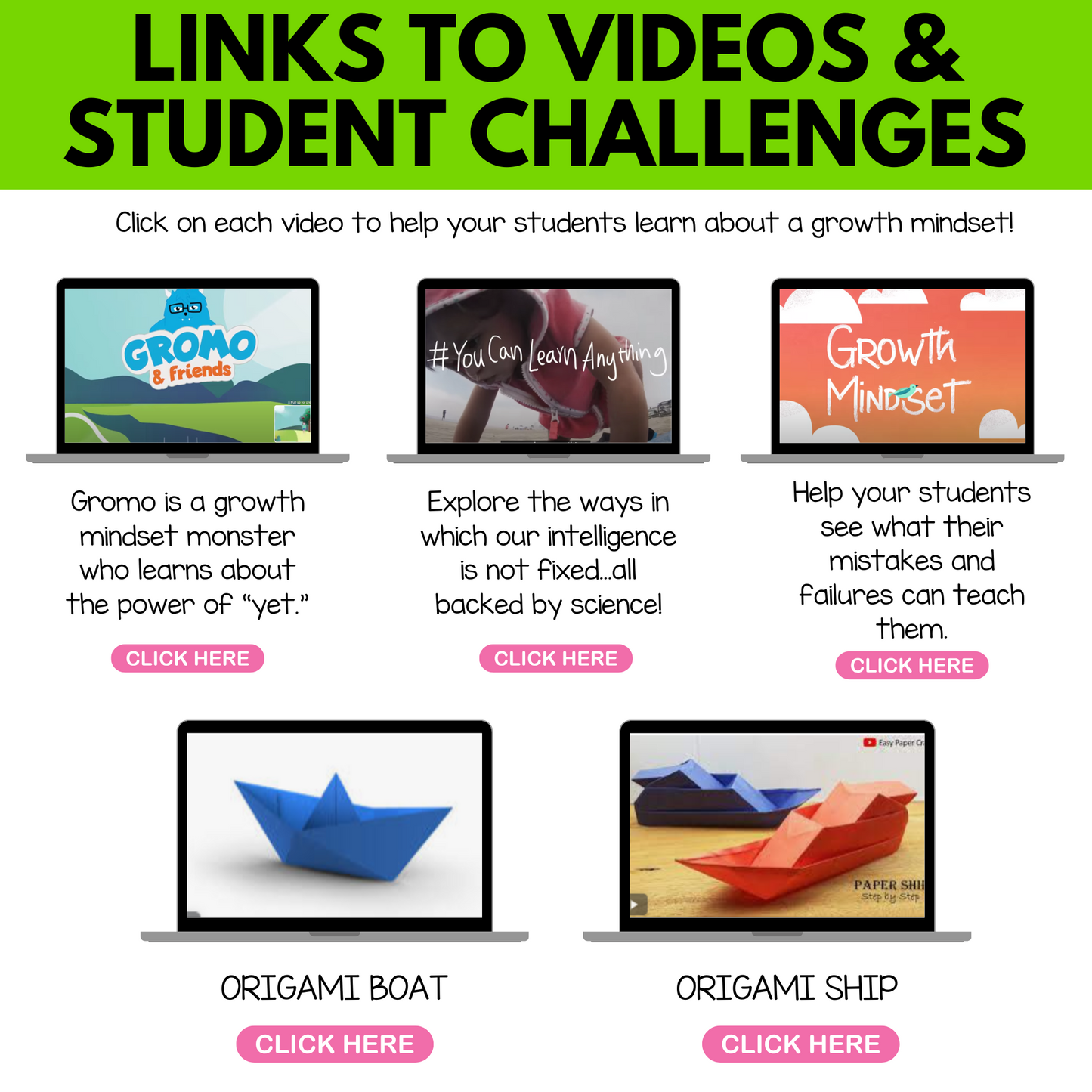 Growth Mindset in Math: Happy New Year Activities for January