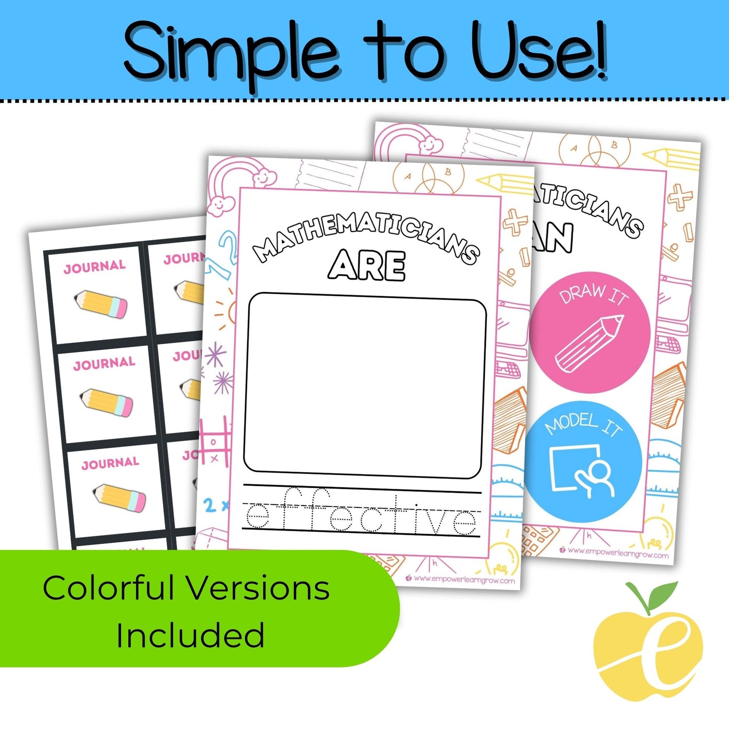 1st & 2nd Grade Student Math Notebooks | Aligned to Math Expressions Curriculum