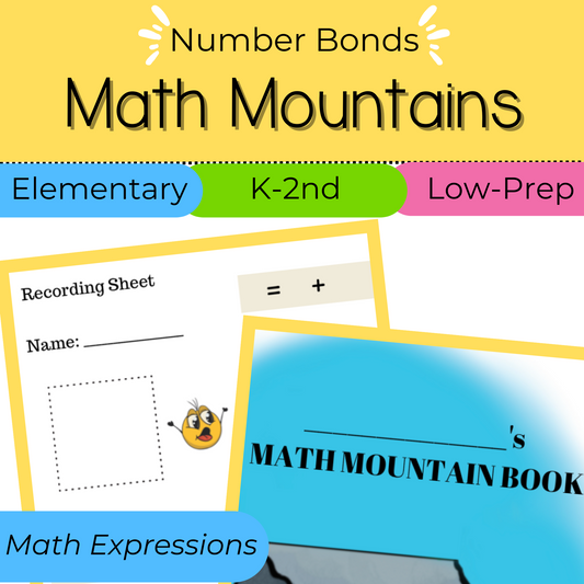 Math Mountain Missing Partners to 10 - Math Expressions - Interactive Slides